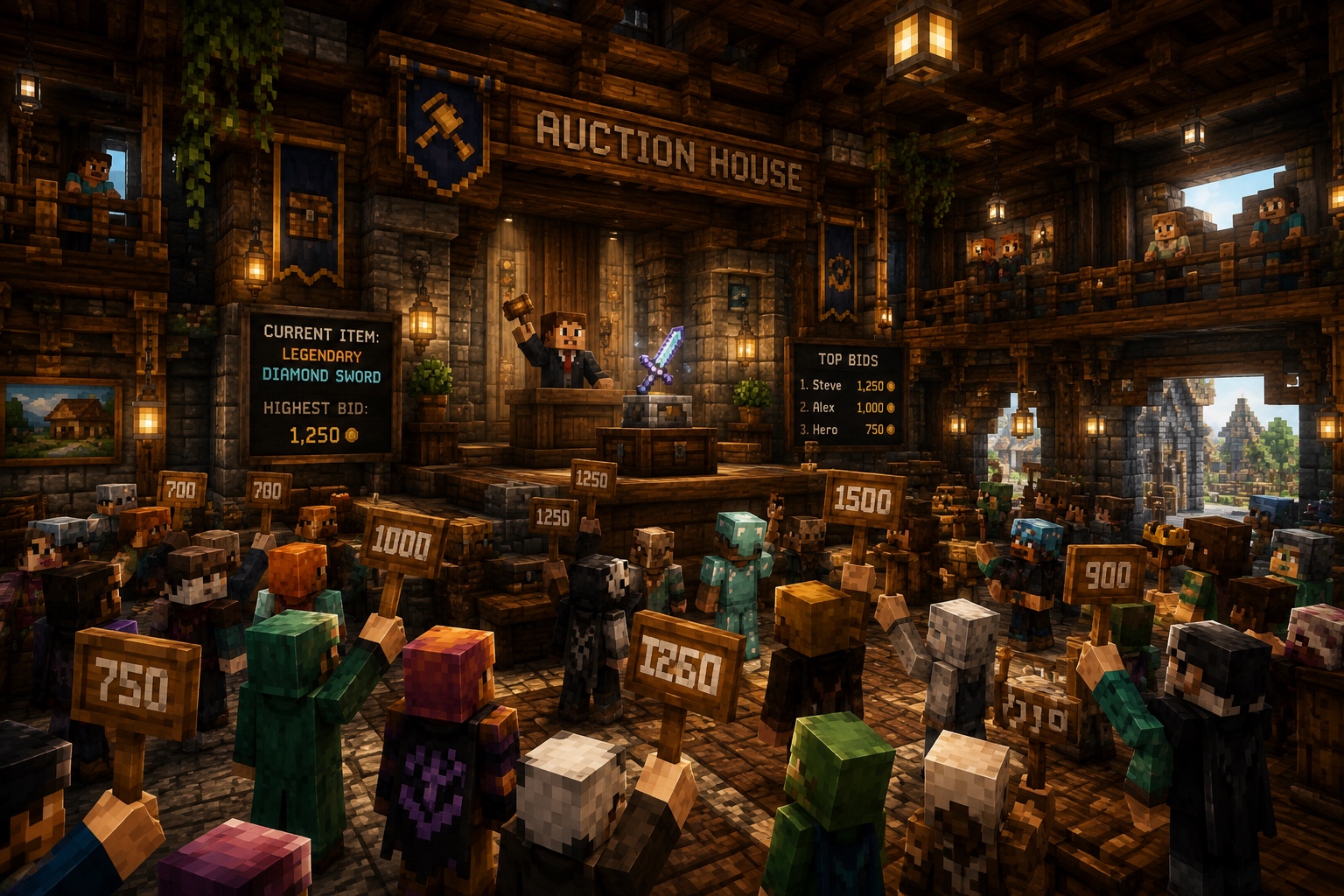 RealmWisez player-run auction house